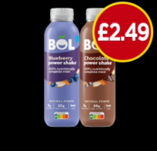 BOL Power Shake Blueberry, Chocolate