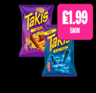Budgens  Takis Fuego, Blue Heat