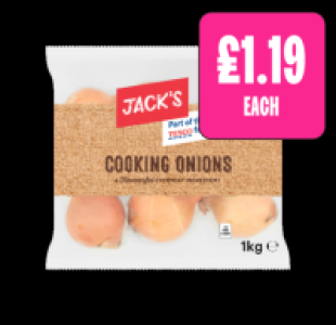 Budgens  Jacks Cooking Onions