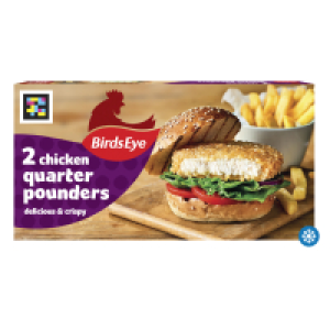 SuperValu  BIRDS EYE CHICKEN QUARTER POUNDERS