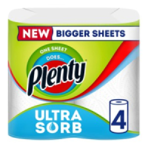 Plenty Ultrasorb Kitchen Roll 4 Roll