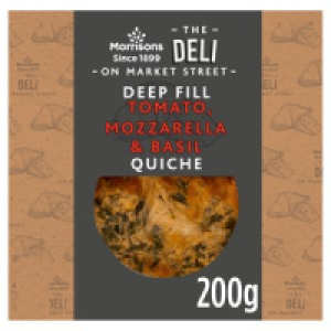 Morrisons Tomato Mozzarella And Basil Quiche