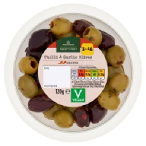 Morrisons Deli Chilli & Garlic Olives 120g