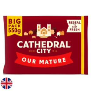 Morrisons  Cathedral City British Mature Cheddar Cheese 550g