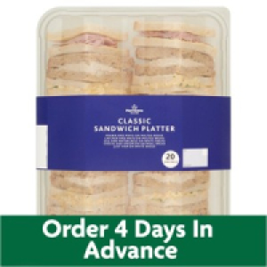 Morrisons  Classic Sandwich Platter (20 Pieces) FTO