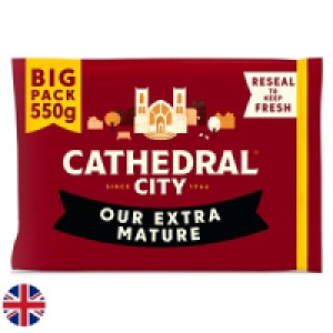 Morrisons  Cathedral City British Extra Mature Cheddar Cheese 550g