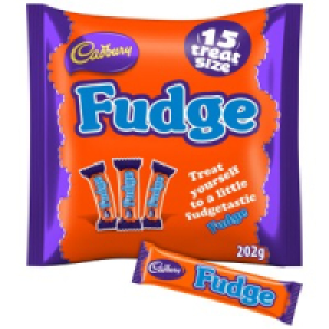 Morrisons  Cadbury Fudge Chocolate Treatsize Bag 202g