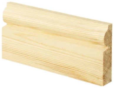 Wickes  Wickes Torus Pine Architrave - 19 x 69 x 2100mm - Pack of 5