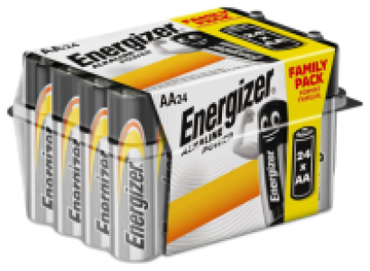 Energizer Alkaline Power AA Batteries - Pack of 24