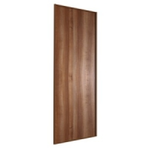 Wickes Aida Sliding Wardrobe Door Walnut Full Panel 2220x914
