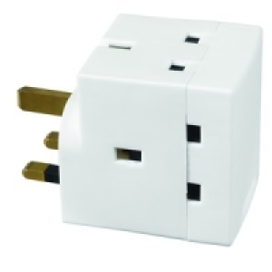 Wickes 13Amp 3 Way Switched Adaptor £2.25