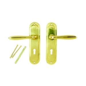 Wickes Tuscany Lock Handle Brass