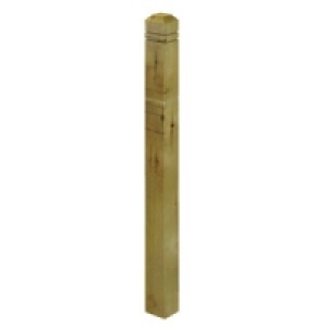Wickes Modern Deck Post 1200x80x80mm Green £8.99