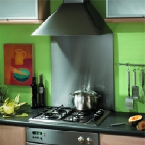 90cm Stainless Steel Splashback