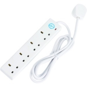 Wickes Surge Protected Extension Lead 4 Sockets 2m £8.35