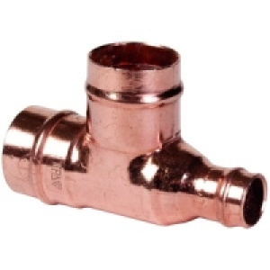 Wickes Solder Ring Reduced Tee 22 x 15 x 22mm £2.79