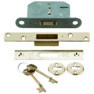 Wickes Economy Mortice Deadlock Electro Brass 64mm £8.44