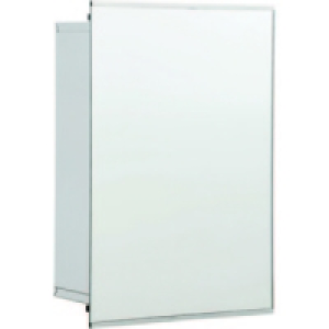 Stainless Steel Sliding Mirror Cabinet £47.98