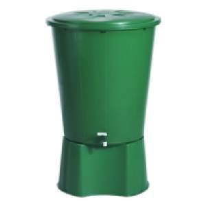 Wickes Round Rainwater Butt 510L with Lid & Tap