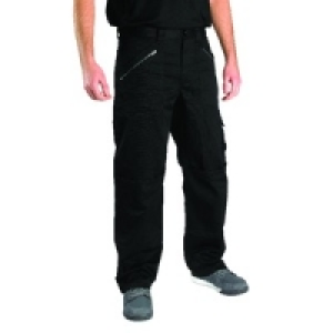 Scruffs Hardcore Worker Trousers Black 30W 32L