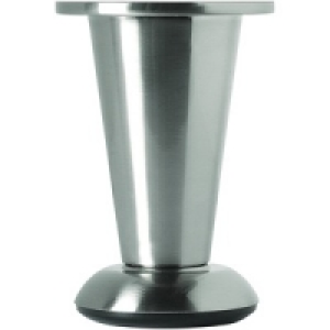 Wickes Furniture Leg Brushed Nickel 112mm