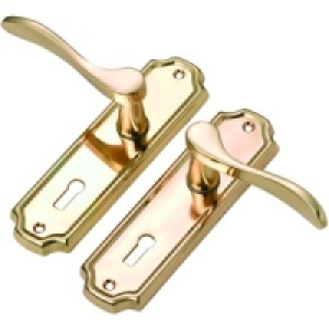 Wickes Edinburgh Lock Handle Brass