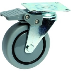 Wickes 75mm Heavy Duty Castor Wheel With Brake