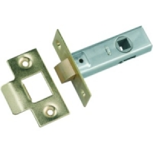 Wickes Tubular Latch Electro Brass 64mm 4 Pack