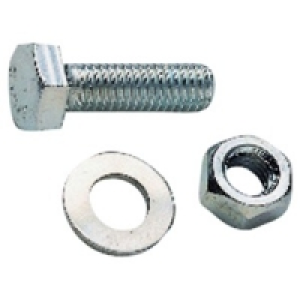 Hexagon Bolt Nut & Washer M8x25mm PK12