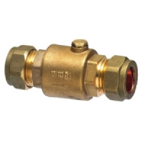 Wickes Brass Single Check Valve 22mm