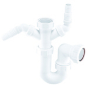 McAlpine WM11 Sink P Trap & 2 Nozzles 38mm £8.29
