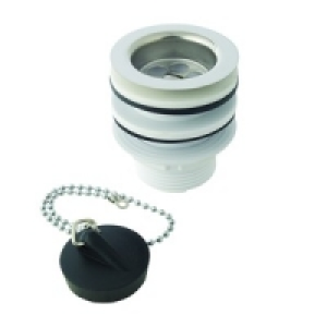 Wickes  McAlpine BSW11PC Centre Pin Basin Waste 32 x 60mm