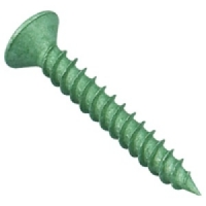 External Grade Screws Green 8x1.5in PK20