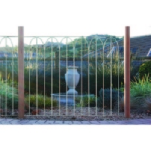 Wickes Arch Top Large Metal Deck Panel 91x1130mm Silver £35.24