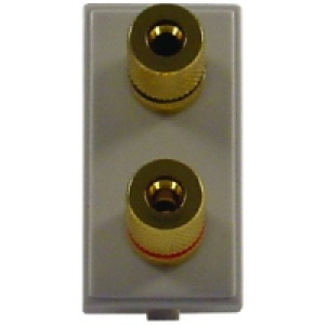 Wickes Gold Plated Twin Speaker Connector £9.99