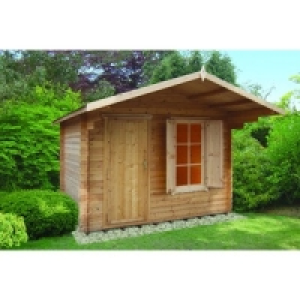 Shire Hopton Log Cabin 10x10 ft