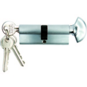 Wickes Euro Thumb Turn Cylinder 40/40 Chrome £7.74
