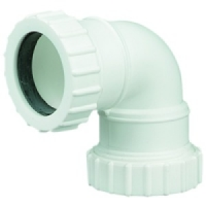 Wickes Pushfit 90 Deg Knuckle Bend 40mm Pack 5