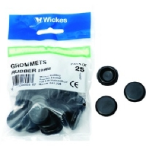 Wickes PVC Semi Blind Grommets 25 Pack