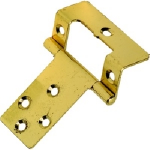 Wickes Easy Hang Hinge Brass Effect 51mm 6 Pack