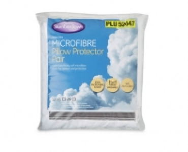 Microfibre Pillow Protector Pair