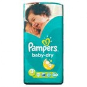Pampers Baby Dry Size 3 Midi 4-9Kg Ess £8.50
