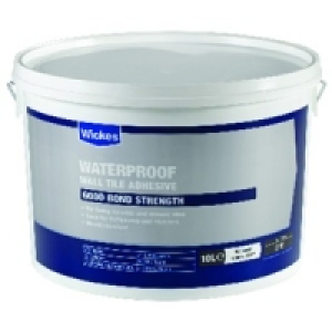 Wickes Waterproof Wall Tile Adhesive 10L £18.99