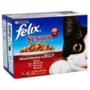 Felix Senior 7+ Mixed Selection in Jelly £3.00