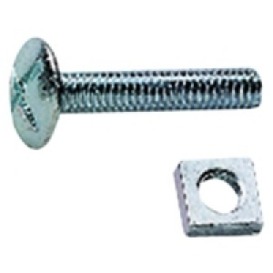 Mushroom Head Roofing Bolt M6x20mm PK18