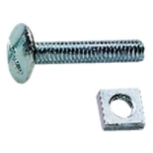 Mushroom Head Roofing Bolt M6x30mm PK18