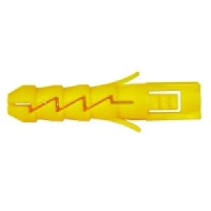Plastic Wallplugs & Screws 5mm PK20
