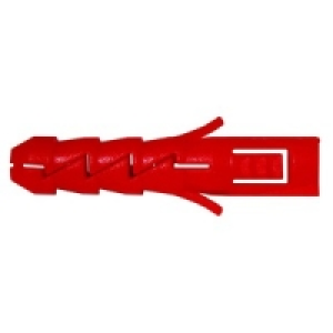 Plastic Wallplugs & Screws 6mm PK20
