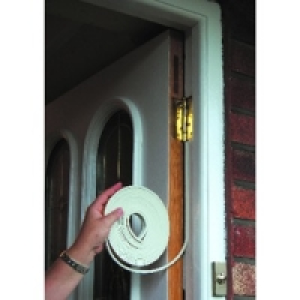 Stormguard E Profile Rubber Draught Seal White 10m £3.99