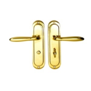 Tuscany Bathroom Handle Brass